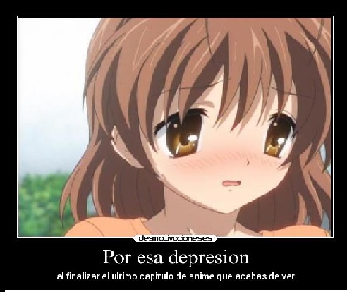 ¿Porque nos deprimimos cuando termina un anime?